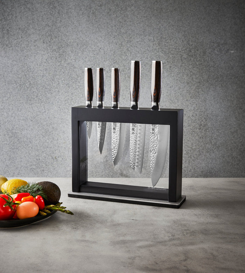 Cuisine::pro® Damashiro® Emperor Hisa 6-Piece Knife Block
