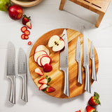 Cuisine::pro® Damashiro® 7 Piece Mizu Knife Block Oak