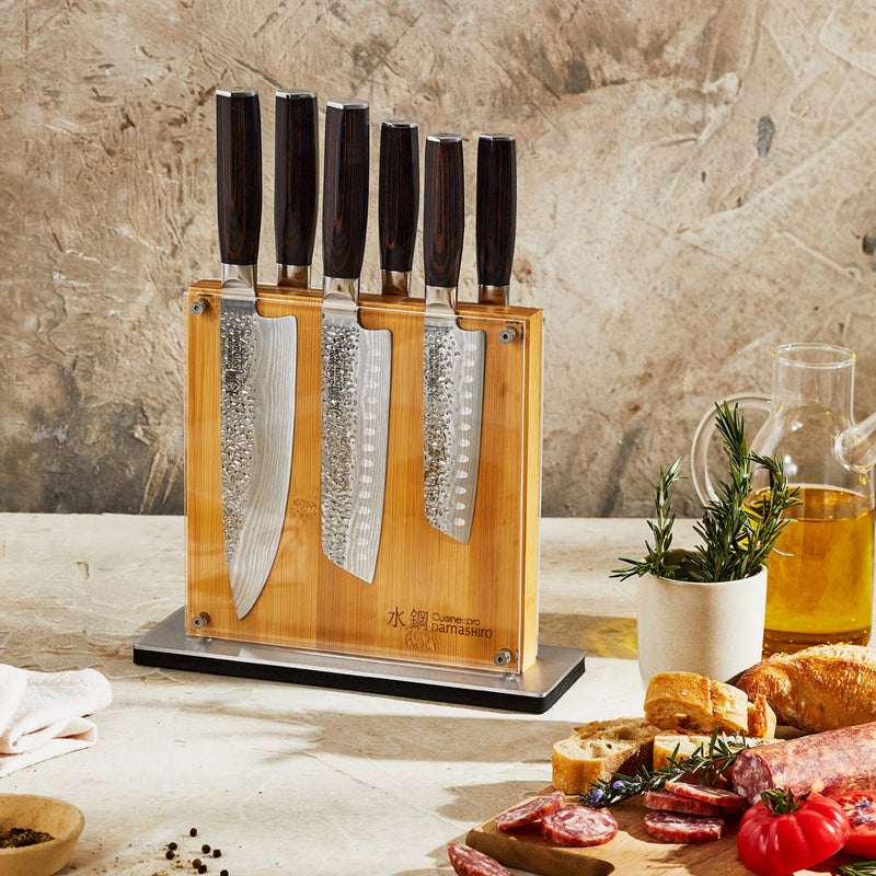Cuisine::pro® Damashiro® EMPEROR Shi Knife Block 7 Piece