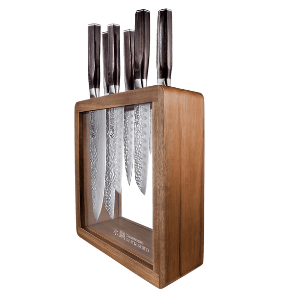 Cuisine::pro® Damashiro® EMPEROR Mokuzai 7 Piece Knife Block