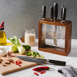 Cuisine::pro® Damashiro® EMPEROR Mokuzai 7 Piece Knife Block
