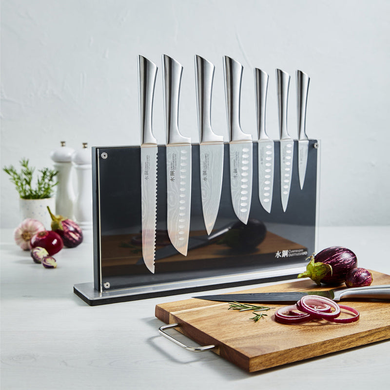 Cuisine::pro® Damashiro® Bodo 10 Piece Knife Block with Chopping Board