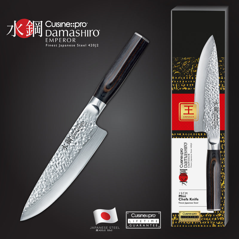 Cuisine::pro® Damashiro® EMPEROR Chefs Knife 15cm 6in