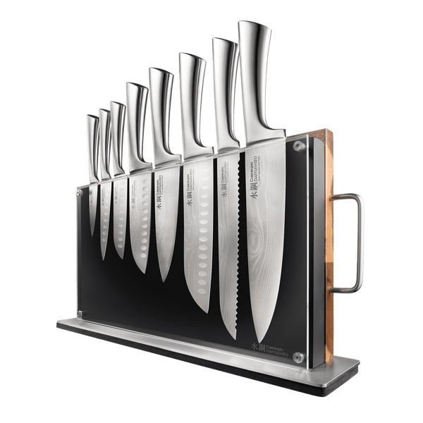 Cuisine::pro® Damashiro® Bodo 10 Piece Knife Block with Chopping Board