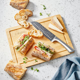 Cuisine::pro® Damashiro® Santoku 17cm 6.5" & Board 25.5x35cm 10x13.5in