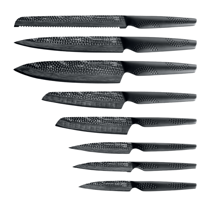 Cuisine::pro® iD3® BLACK SAMURAI™ THE EGG 9-delt knivblok