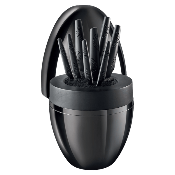 Cuisine::pro® iD3® BLACK SAMURAI™ THE EGG 9-delt knivblok