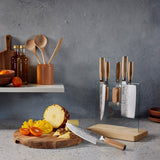 Cuisine::pro® Damashiro® EMPEROR Hikari Knife Block Ash 7 stk