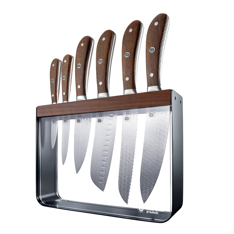 Cuisine::pro® WOLFGANG STARKE™ Oak Harz 7 Piece Knife Block