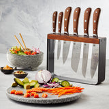 Cuisine::pro® WOLFGANG STARKE™ Oak Harz 7 Piece Knife Block