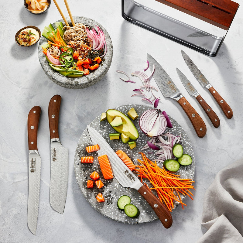 Cuisine::pro® WOLFGANG STARKE™ Oak Harz 7 Piece Knife Block