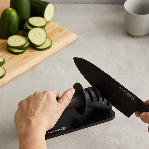 Cuisine::pro® iD3® BLACK SAMURAI™ 3-Step Knife Sharpener