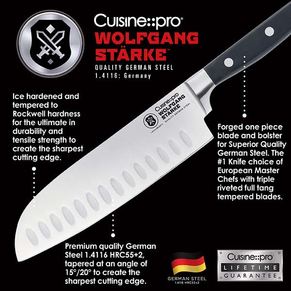 Cuisine::pro® WOLFGANG STARKE™ Cleaver Knife 17.5cm 6.5"