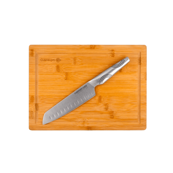 Cuisine::pro® iD3® Santoku Knife 18cm 7" & Board Set 25.5cm 10" x 35cm 13.7"