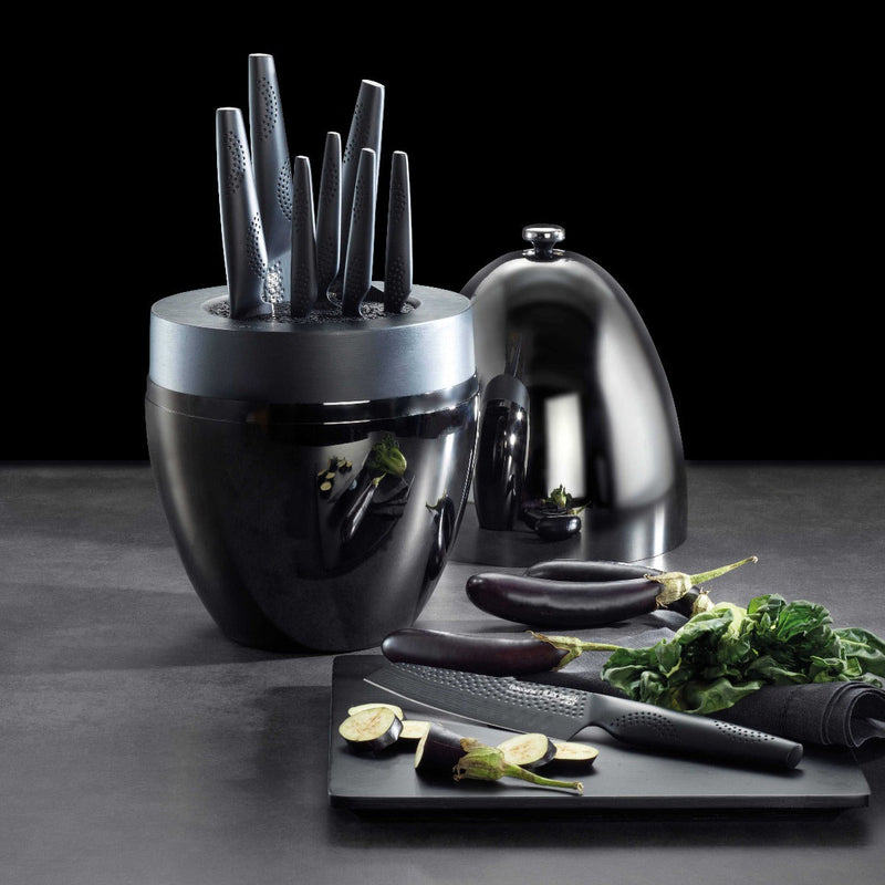 Cuisine::pro® iD3® BLACK SAMURAI™ THE EGG 9-delt knivblok